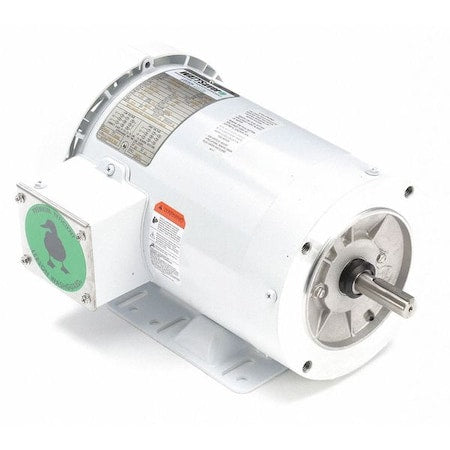 Leeson 119478.00 - Washdown Motor,1 HP,Face/Base,56 C Frame