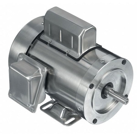 Leeson 191479.00 - Washdown Motor,1hp,1725 RPM,56 C,115/230 VAC