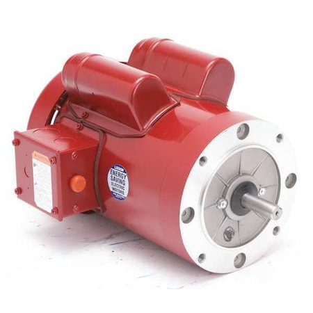 Leeson 110495.00 - Farm Duty Motor, Capacitor-Start/Run, 1 1/2 HP, 115/208-230 V AC, 1,725 Nameplate RPM, 56 C Frame