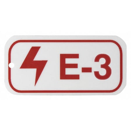 Brady 105681 - Lockout Tag, None/ No Header, Polypropylene, 3 in Width, 1 1/2 in Height, Write On Surface: No