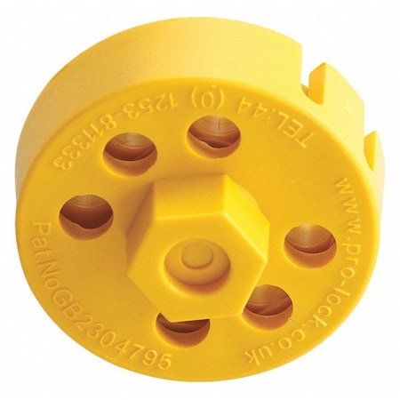 Brady 122245 - Cable Lockout,Yellow,Nylon