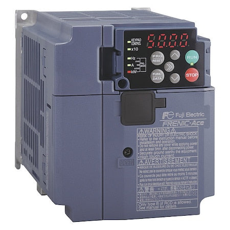 Fuji Electric FRN0047C2S-2U - Variable Frequency Drive, Blue