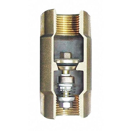 Simmons 504SB - 1-1/4" NPT Bronze Spring Check Valve