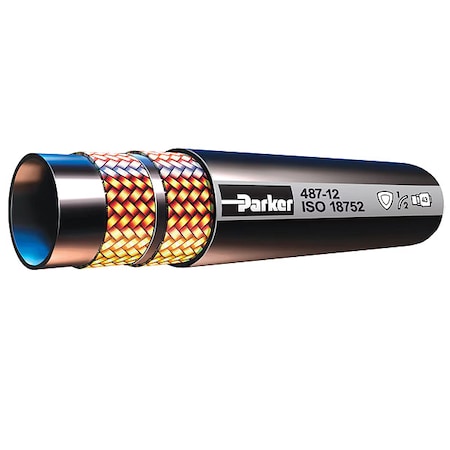 Parker F487TCJCJC-4-4-4-120.00 - Hydraulic Hose Assemblies