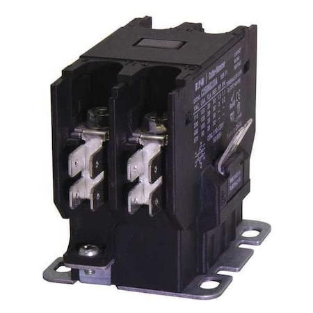 Eaton C25CNB125A - Definite Purpose Magnetic Contactor, 120 V AC, 1 P, Non-Reversing, 1 Phase, Quick Connect