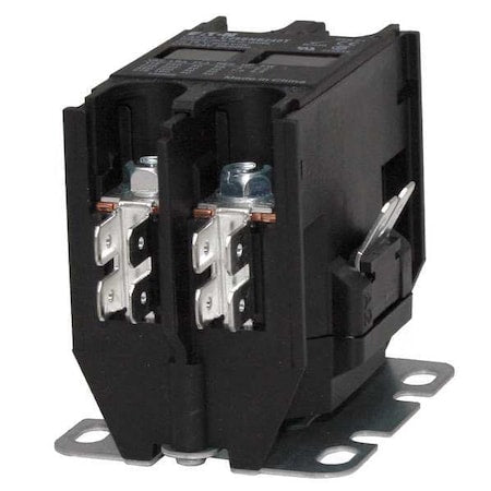 Eaton C25BNB225T - Definite Purpose Magnetic Contactor, 24 V AC, 2 P, Non-Reversing, 1 Phase, Quick Connect