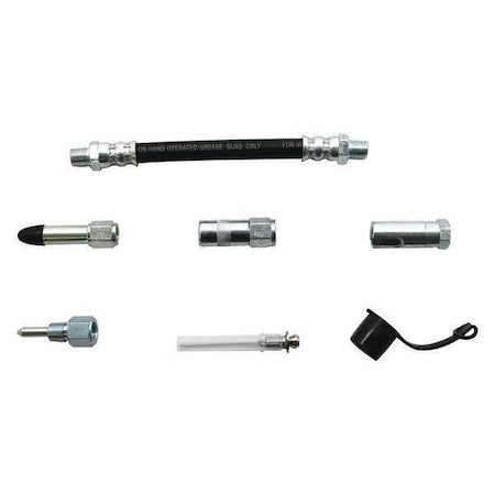 Lubrimatic 05-060 - Grease Gun Fitting Kit,Steel,12000 psi