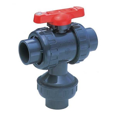 Asahi 2511020 - 2" Thread PVC Ball Valve 2-Way