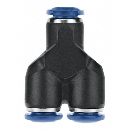 Aignep Usa 85310-05 - Push-Fit Wye Fitting, Push-to-Connect x Push-to-Connect x Push-to-Connect, 5/16 in Tube OD