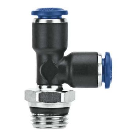 Aignep Usa 60000-12-1/2 - Push-Fit Adapter Fitting, Push-to-Connect x Universal, 12mm Tube OD, 1/2 in Pipe Size
