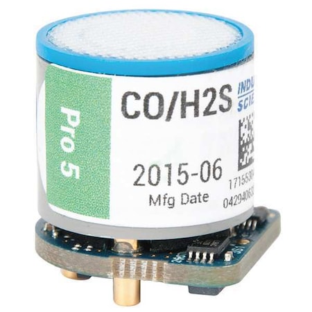 Industrial Scientific 17155304-J - Gas Detector Sensor,Electrochem,H2 S/CO