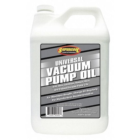 Supercool 43286 - Vacuum Pump Oil, Yellow, 1 Gal.