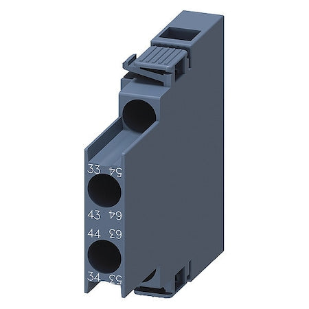 Siemens 3RH29211DA20 - Auxiliary Contact,10 A,Side Mounting