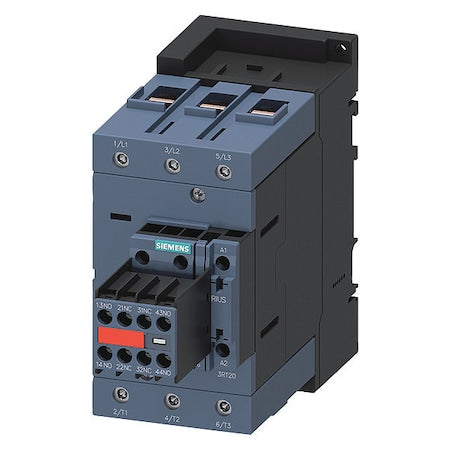 Siemens 3RT20461KB443MA0 - IEC Magnetic Contactor, 2 NC/2 NO, 24 V DC, 3 P, Non-Reversing, Screw