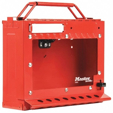 Master Lock S3650 - Group Lockout Box,6-7/8" H x 8-3/8" W