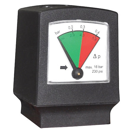 Domnick Hunter ZD90GL - DP Gauge,For Use On Oil-X Filters