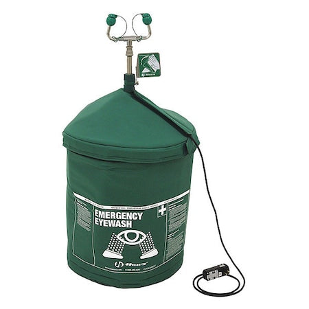 Haws 7603T - Pressurized Portable Eyewash, Pressurized, 15 gal Tank Capacity, Portable, 40 in H., 20 in W