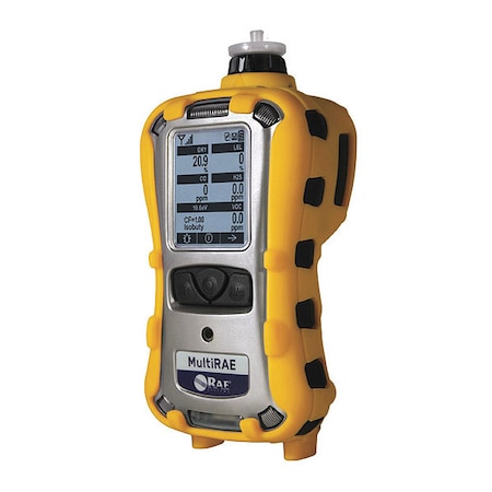 Honeywell MAB3-A2C112E-421 - Multi-RAE Lite Multi-Gas Detector, Audible, Vibrating, Visual, LCD, 12 hr Battery Life