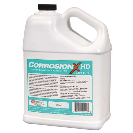 Corrosionx 96004 - Corrosion Inhibitor, 1 gal, Jug, Mineral Oil Base, 200 Degrees F Max Op Temp, Amber
