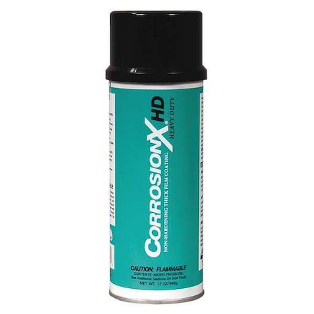 Corrosionx 90104 - Corrosion Inhibitor, 12 oz, Aerosol Spray Can, Mineral Oil Base, 200 Degrees F Max Op Temp, Amber