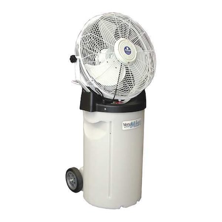 Schaefer PVM18C - Mobile Misting Air Circulator 18" Non-Oscillating, 115 VAC, 1400/1800/2200 CFM
