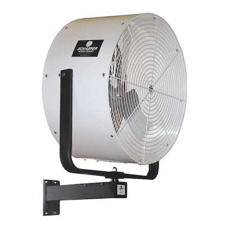 Schaefer VKWO36 - Standard Duty Industrial Fan, Wall Mount, 36 in Blade Dia, 115/230 V, 11,690 cfm, Oscillating