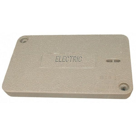 Quazite PG1118HA0017 - Underground Enclosure Cover, Electric Logo, 2 in. H x 11 in. W x 18 in. L, 15000 lb
