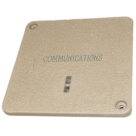 Quazite PC1212CA0012 - Underground Enclosure Cover, Communications Logo, 1 in. H x 12 in. W x 12 in. L, 8000 lb