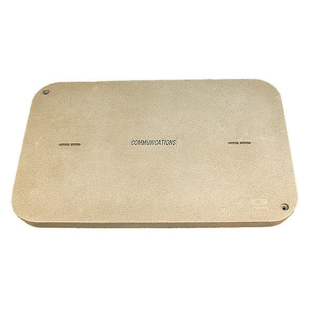 Quazite PG3048CA0012 - Underground Enclosure Cover, Communications Logo, 3 in. H x 30 in. W x 48 in. L, 8000 lb