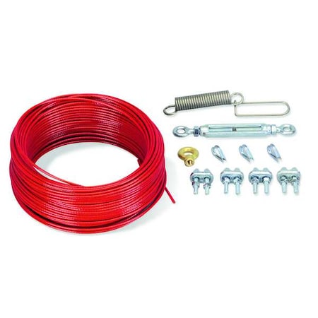 Telemecanique Sensors XY2CZ9350 - Cable Kit,Plastic Coated Steel,164 ft. L