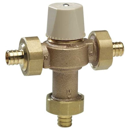 Watts 3/4 LF MMV-PEX - Mixing Valve,Brass,20 gpm At 125 psi