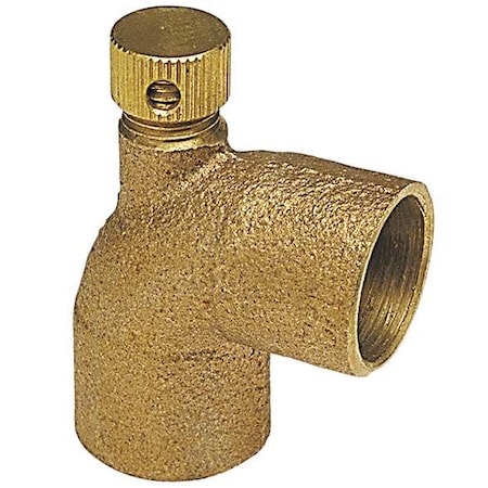 Nibco 705DLF-12 - Elbow, Bronze, Cup 1/2 in, FTG 1/2 in