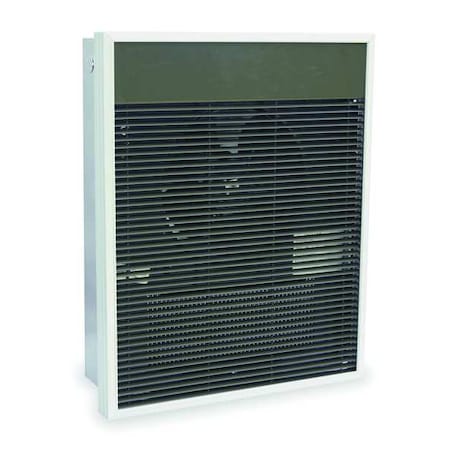 Dayton 5E185 - Recessed Electric Wall-Mount Heater, Recessed or Surface, 4000/3000, 2000/1500 W, 208/240 V AC