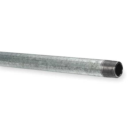 566-600 - 1-1/4" MNPT x 5 ft. TBE Carbon Steel Pipe Nipple Sch 40