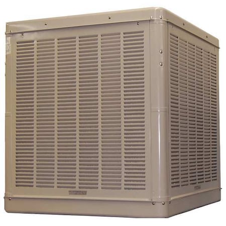 Champion Cooler 7K590 - Ducted Evaporative Cooler, 7,500 cfm, 4,000 sq ft, 17 gal, 3/4 hp, Belt, 3 Phase