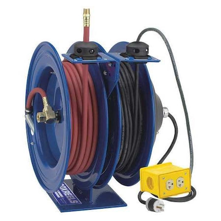 Coxreels C-L350-5012-B - Reel,Combination,Spring Driven,3/8x50 Ft
