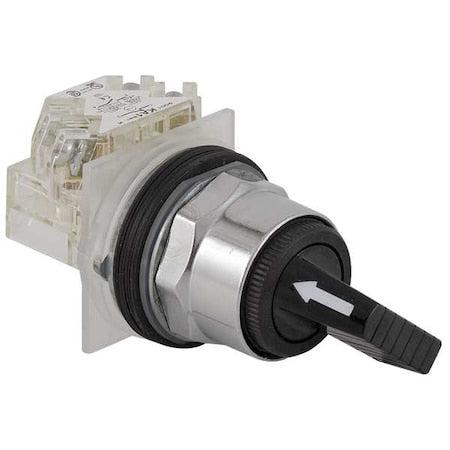 Schneider Electric 9001KS11FBH13 - Selector Switch,Non-Illum,2 Pos,30mm,Black