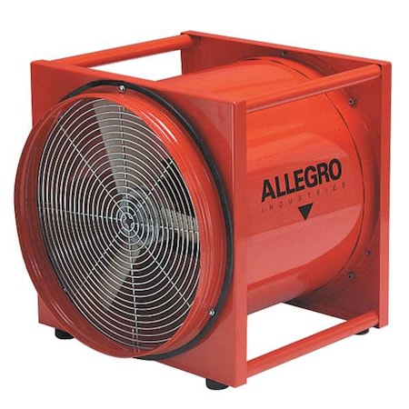 Allegro Industries 9525-50 - Confined Space Fan,Orange,22" W