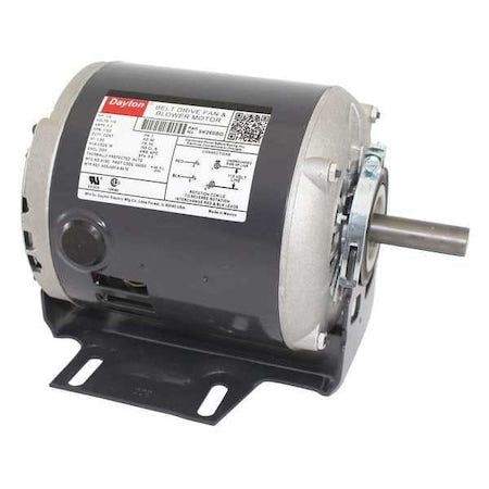 Dayton 5K260 - Split-Phase Belt Drive Motor, 1/4 HP, 56 Frame, 115 V AC Voltage, 1,725 Nameplate RPM