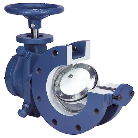 Val-Matic 2006-1B08AK - Butterfly Valve,Flanged,6 In,Actuated,CI
