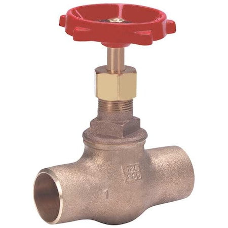 Milwaukee Valve 1502.5 - Globe Valve,1/2",Bronze,Socket,200 psi