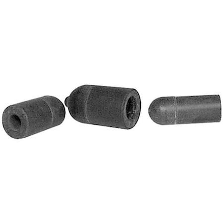 5MTY8 - Cap,Push On,1/2 In.,Rubber,PK10