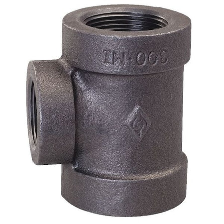5PAL8 - Reducing Tee Reducing Tee, 1-1/2" x 1-1/2" x 1" Pipe, FNPT, Malleable Iron, Class 300