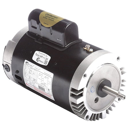 Century B129 - Pool Pump Motor, Permanent Split Capacitor, 1 1/2 HP, 56 J Frame, 3,450 Nameplate RPM
