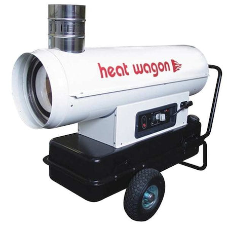 Heat Wagon HVF110 - Portable Oil and Kerosene Torpedo Heater, 91,900 Btu H, #1 Diesel, #2 Diesel, Jet A, JP-8, Kerosene