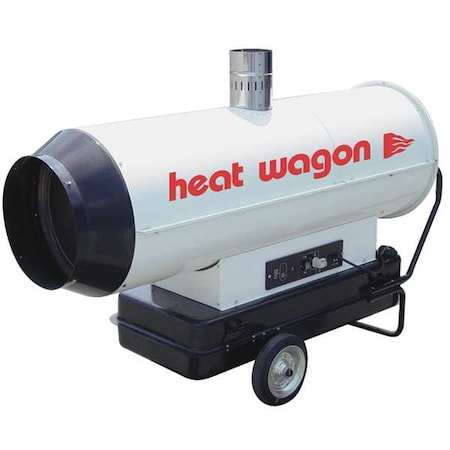 Heat Wagon HVF310 - Portable Oil and Kerosene Torpedo Heater, 254,400 Btu H, #1 Diesel, #2 Diesel, Jet A, JP-8, Kerosene