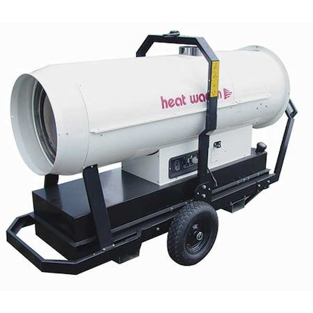 Heat Wagon HVF410 - Portable Oil and Kerosene Torpedo Heater, 350,000 / 231,000 Btu H, 3,250 cfm, 17,500 sq ft Heat Area