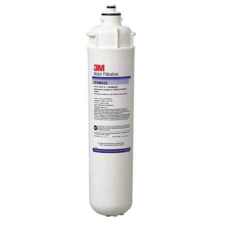 3M Filtration CFS9812X - Quick Connect Filter, 1.5 gpm, 0.5 Micron, 3-3/8" O.D., 14 3/8 in H