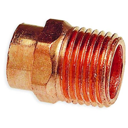 Nibco 604R 3/8x1/2 - 3/8" NOM C x 1/2" MNPT Copper Reducing Adapter