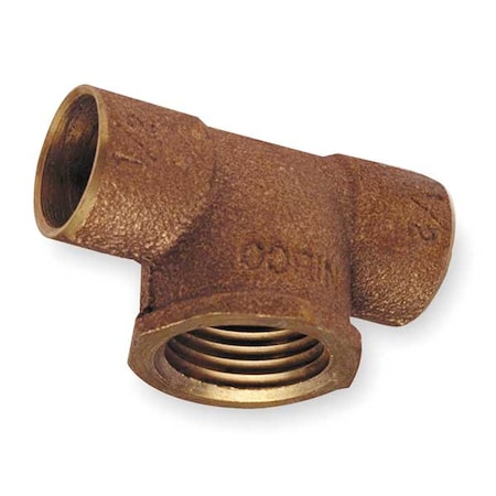 Nibco 712RLF-1141141 - Tee,Low Lead Cast Bronze,C x C x FNPT